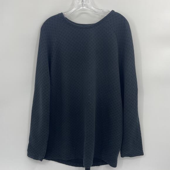 J.JILL Lightweight Sweatshirt Size XL Subdued Floral Print Long Sleeve Pullover - Picture 1 of 8